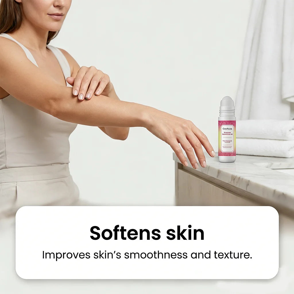 Cyperus Rotundus Hair Removal Care Oil - Anti Hair Growth Inhibitor & Soothing Oil with Roller Ball Post-Shave Skin Hydration