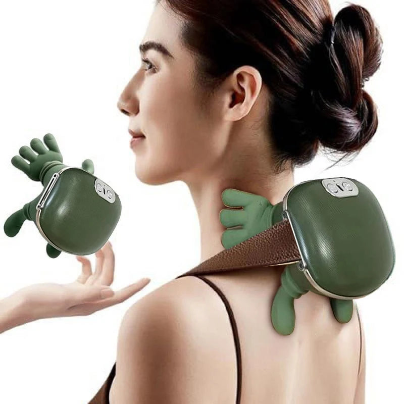 Shoulder And Neck Massager With Realistic Five Finger Massage Technique Perfect For Home Office Travel Muscle Soreness Relief