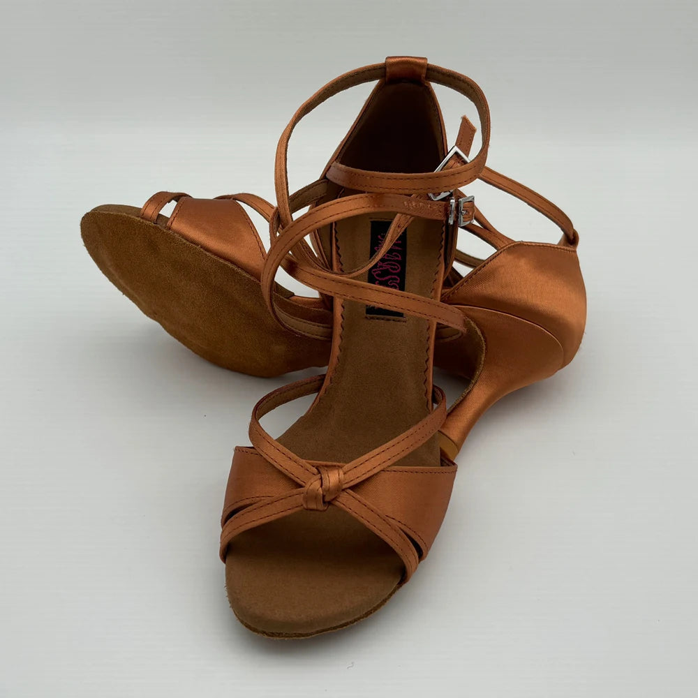 High heel Elegant Latin Dance Shoes For women Salsa shoes dropshipping comfortable latin shoes MS6209DTN low heel available
