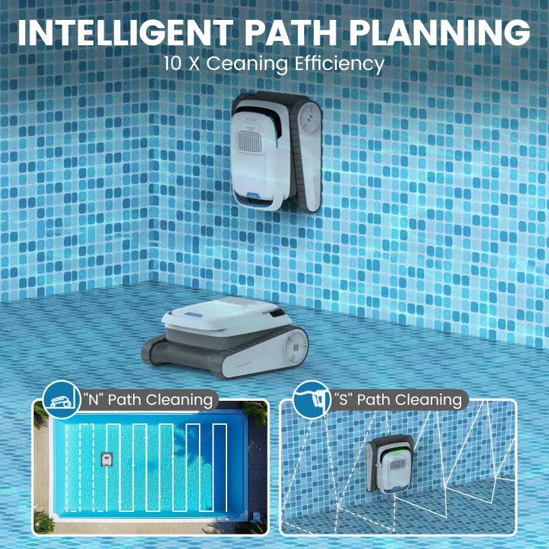 Airo AIRROBO APP Control Robot Pool Cleaner  Wall Climbing Wireless Outdoor Swimming Vacuum Robot Cleaning Filter Robot Pool