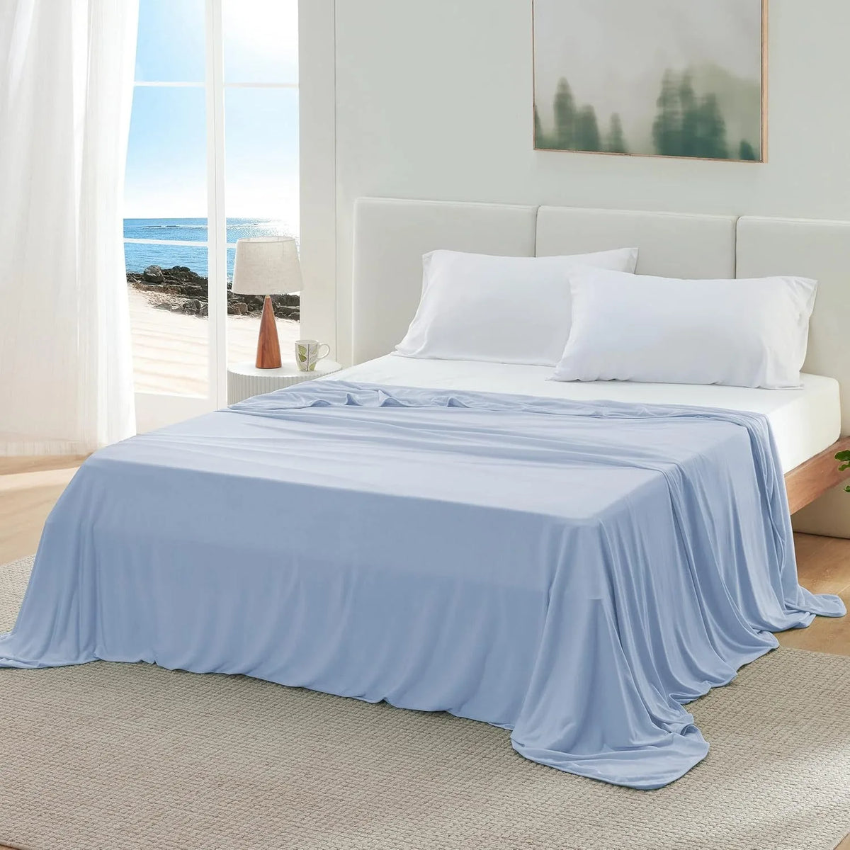 Ultra Cold Feeling Ice Silk Blanket Summer Cooling Blanket Soft Lightweight Washable Bed Throw for Home Indoor Outdoor Nap Use