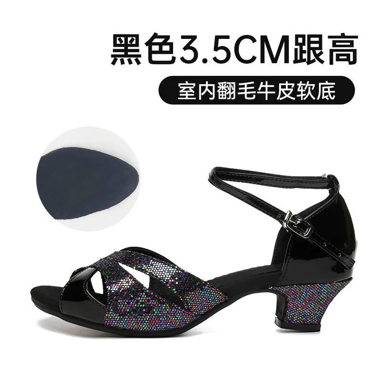 line dance shoes for adults Latin dance shoes for women zapatillas de ballet modern salsa stage performance shoeses