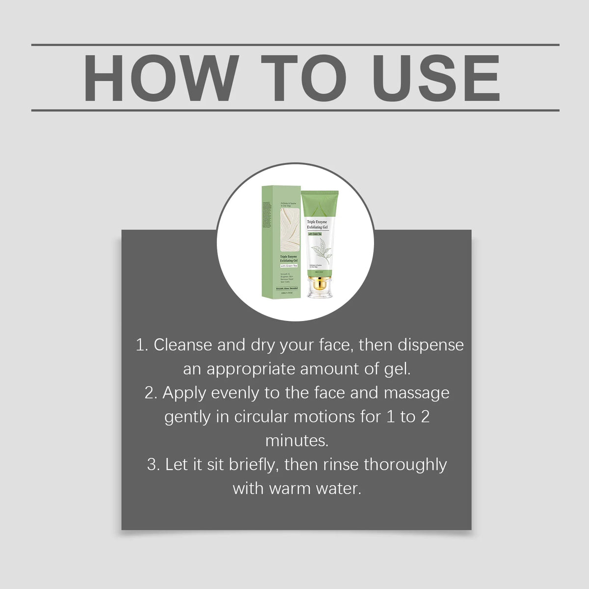 Exfoliating Gel For Face Deep Cleansing Pores Oil Control Moisturizing Nourishing Repair Whitening Smooth Removal Dead Skin