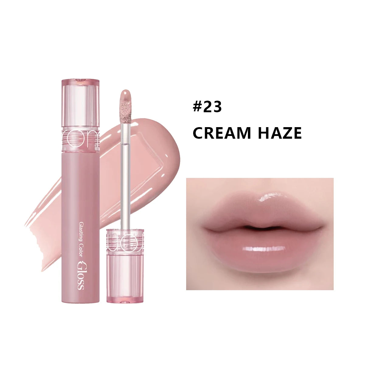rom&nd Glasting Color Gloss,Glossy Watery Texture,Dewy Cream Film,Plump Juicy Look,Soft Mud Cream,Korean Cosmetic,Korean Makeup