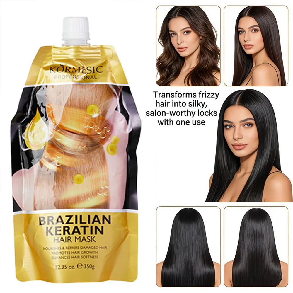Collagen Deep Nourishing Hair Mask Repair, Hot Dyeing, Dryness, Frizz, Smoothness, Brightening Hair Conditioner Hair Mask