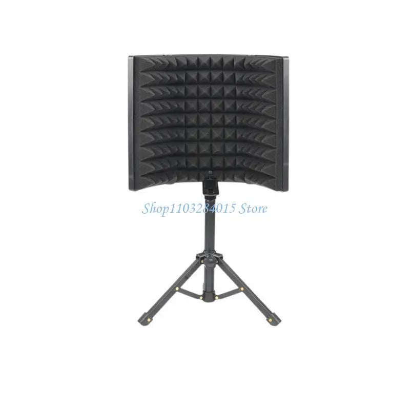 R6FF Microphone Recording Equipment Isolation Shield Reflector Vocal Recording Props