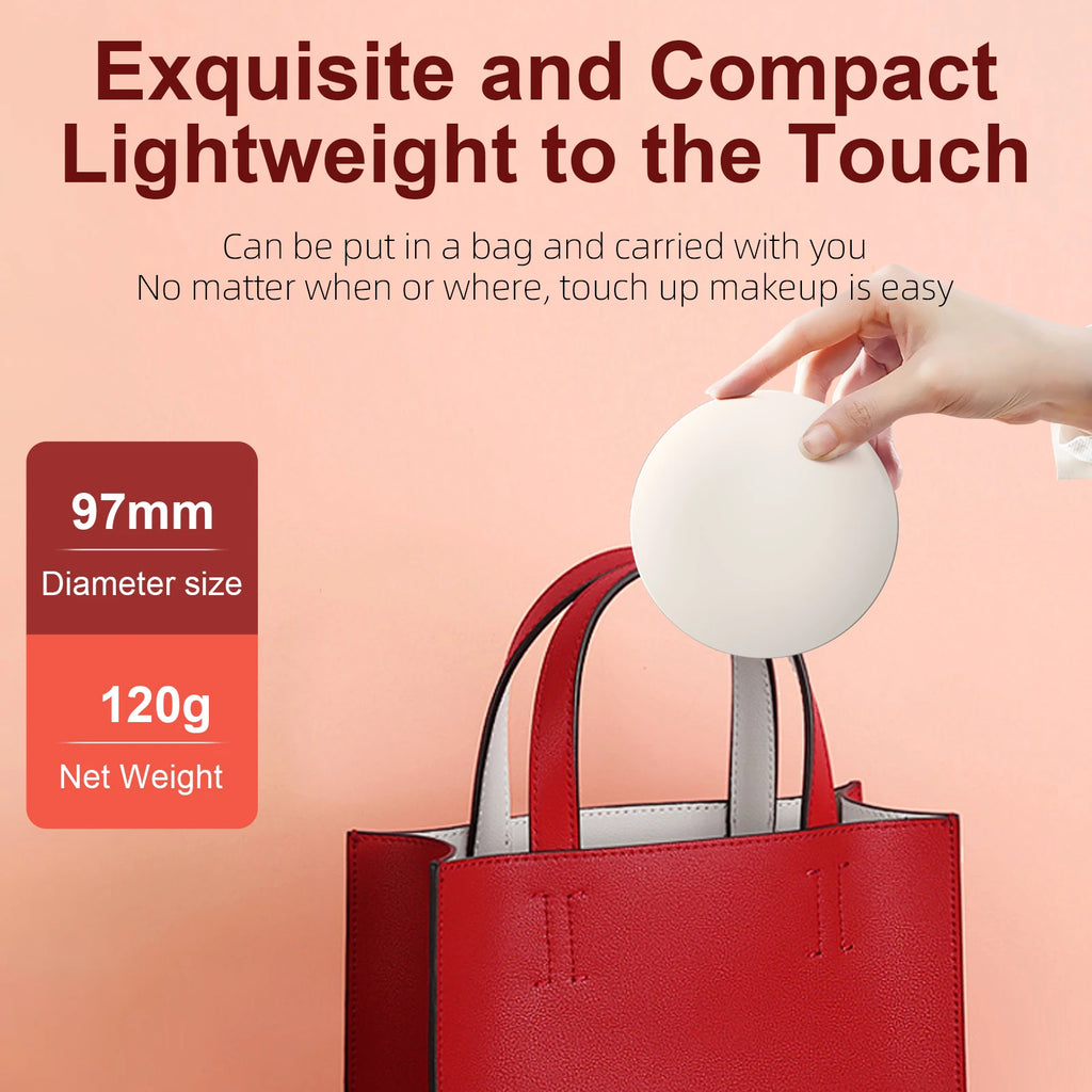 Smart Sunscreen Led Light Portable Makeup Mirror Uv Camera Visual Face Sunscreen Makeup Mirror