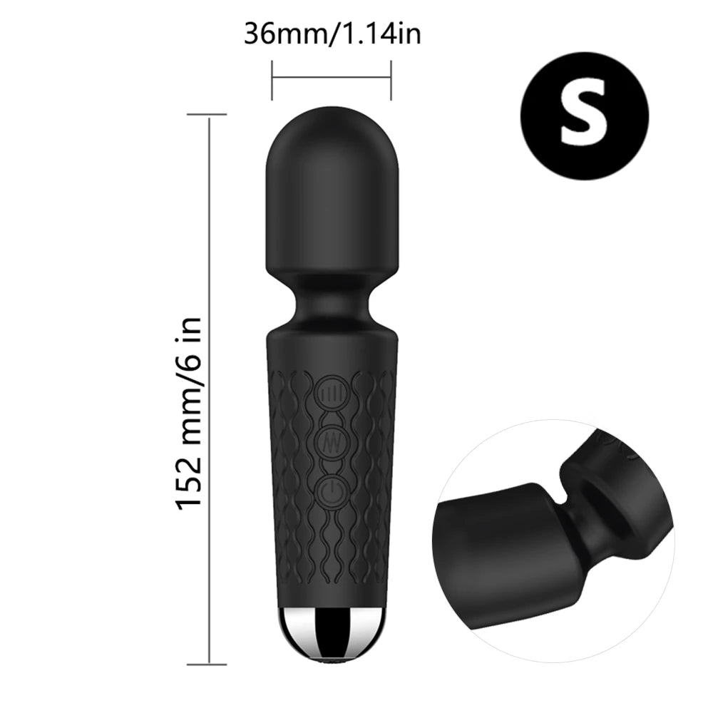 20 Modes Av Stick Vibrator Sex Toys For Women Clitoral Stimulation Massager G Spot Vibrator Masturbators Sexy Toys Adult Product