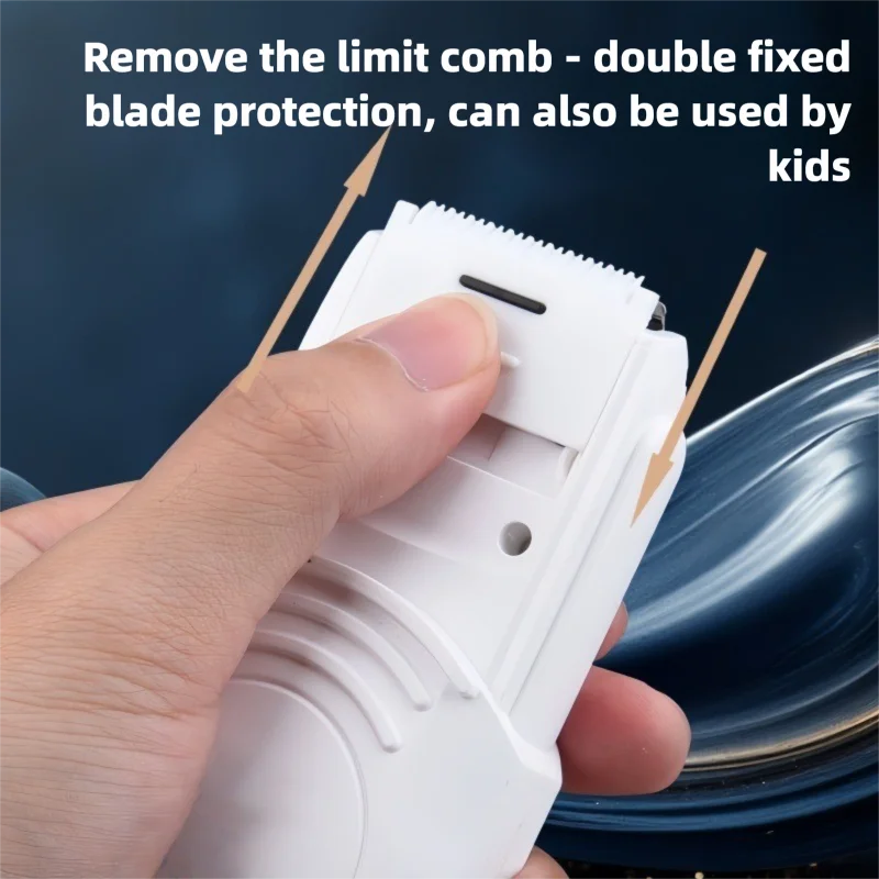 Electric Hair Clipper, Hair Cutting Tool, Self-Cutting Pusher, Electric Push Hair Salon, Dedicated for Home Use, Children's Hair