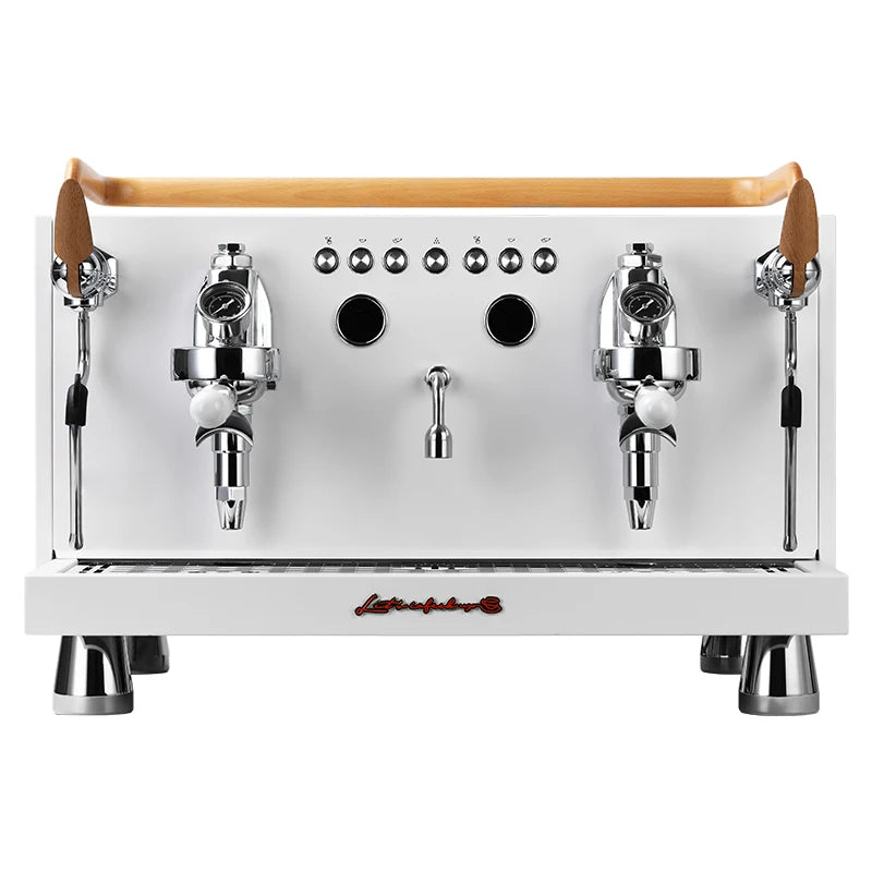 Custom New Style Horn Design Lever Cafetera Pub Semi-Automatic Commercial Espresso Coffee Machine With Pressure Gauge