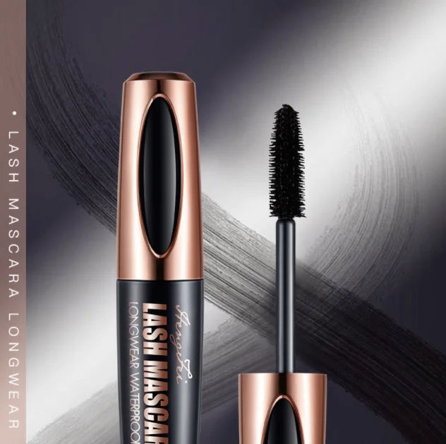 Waterproof Rimmel 4D Silk Fibers Lashes Mascara Effet Faux Cils Rimel Macara Alarga Crecimiento De Pestañas Lashlift Bulklash