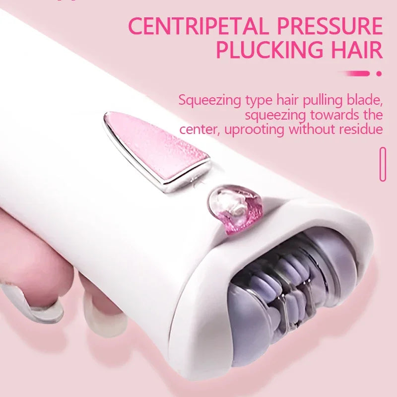 Kemei KM-1999 Depilatory Electric Female Epilator Women Dry Battery Hair Removal for Facial Body Armpit Underarm Leg Depilation