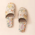 Fashion Embroidered Slippers Women's Home Indoor Shoes Anti-Slip Comfortable Breathable Slip-On Sandals Women Slippers New