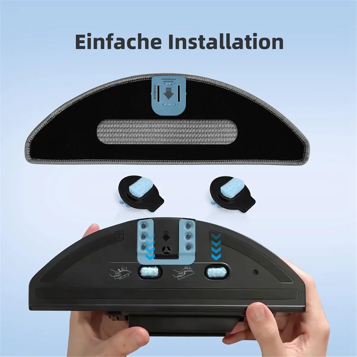 A78E-1Set for IRobot Roomba Combo I8+ / I8 / Combo J5 / Combo J5+ / Combo I5 / Combo I5+ Autom Suction Mop Robot Washable Mop
