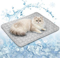 Pet Cooling Mat 50x40cm, Non-Toxic Foldable Cooling Pad, Scratch-Resistant Washable Cat Cooling Mat, HJ