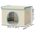 Cat Cooling Bed Portable Air Conditioner House Foldable Pet Igloo Nest with Ice Packs for Small Medium Cats Kittens