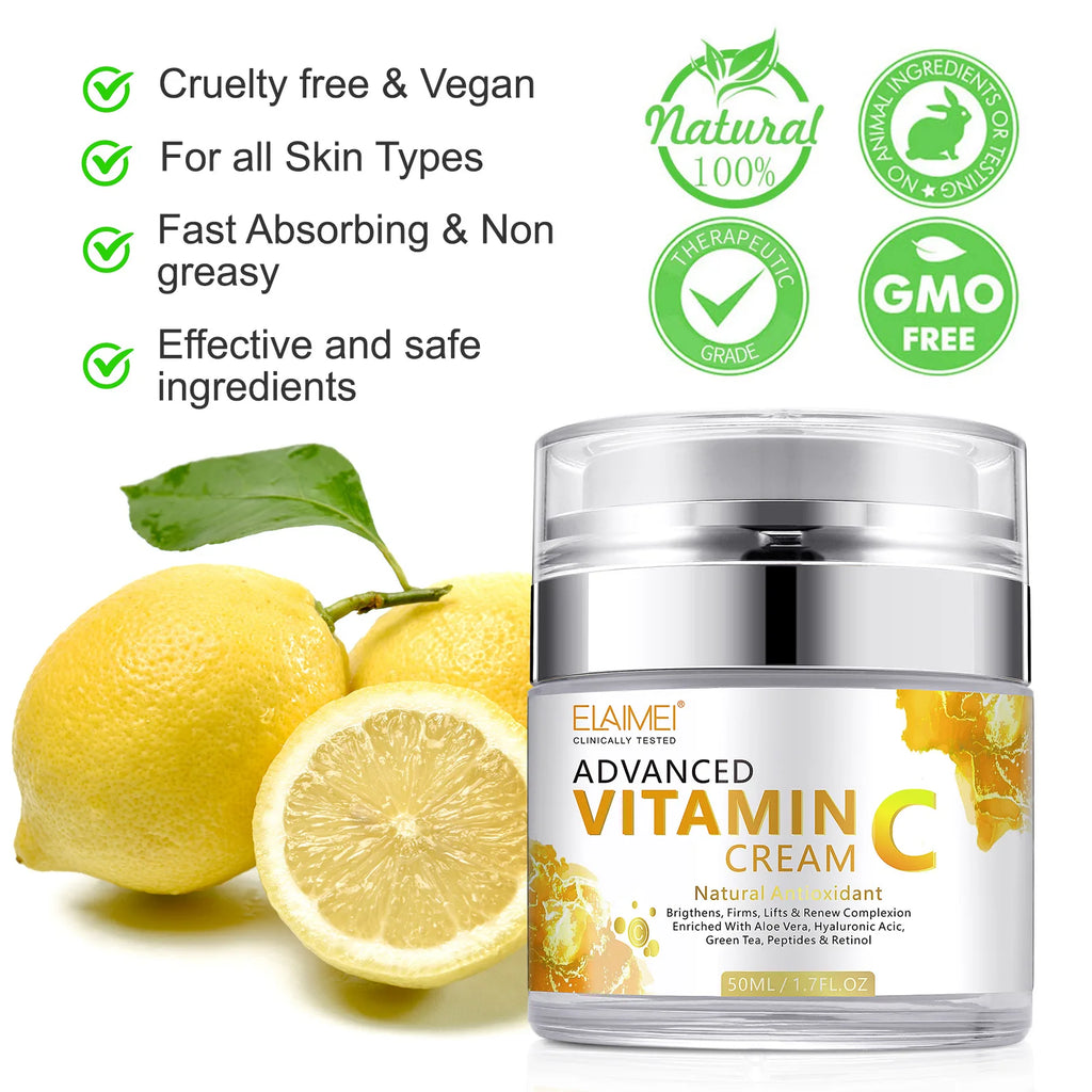 50ml Retinol Face Cream Moisturizing Firming Brightening skincare Collagen Hyaluronic Acid Facial Creams Skin Care