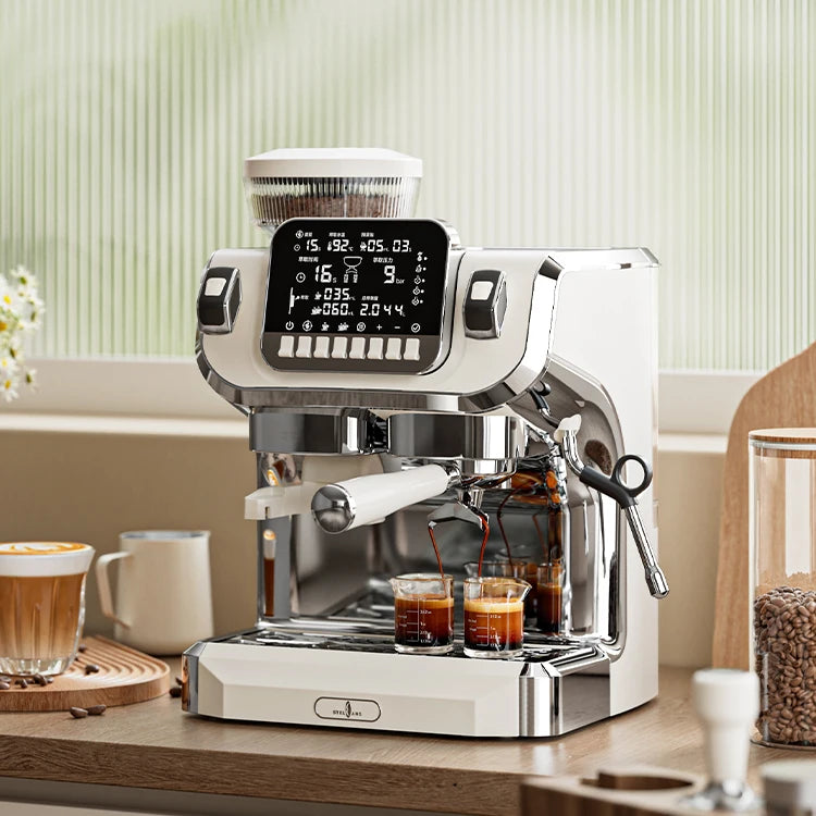 Profesional Home 3 1 15Bar Cafetera Machine Commercial Automatic Espresso Coffee  for Hotels Outdoor Use