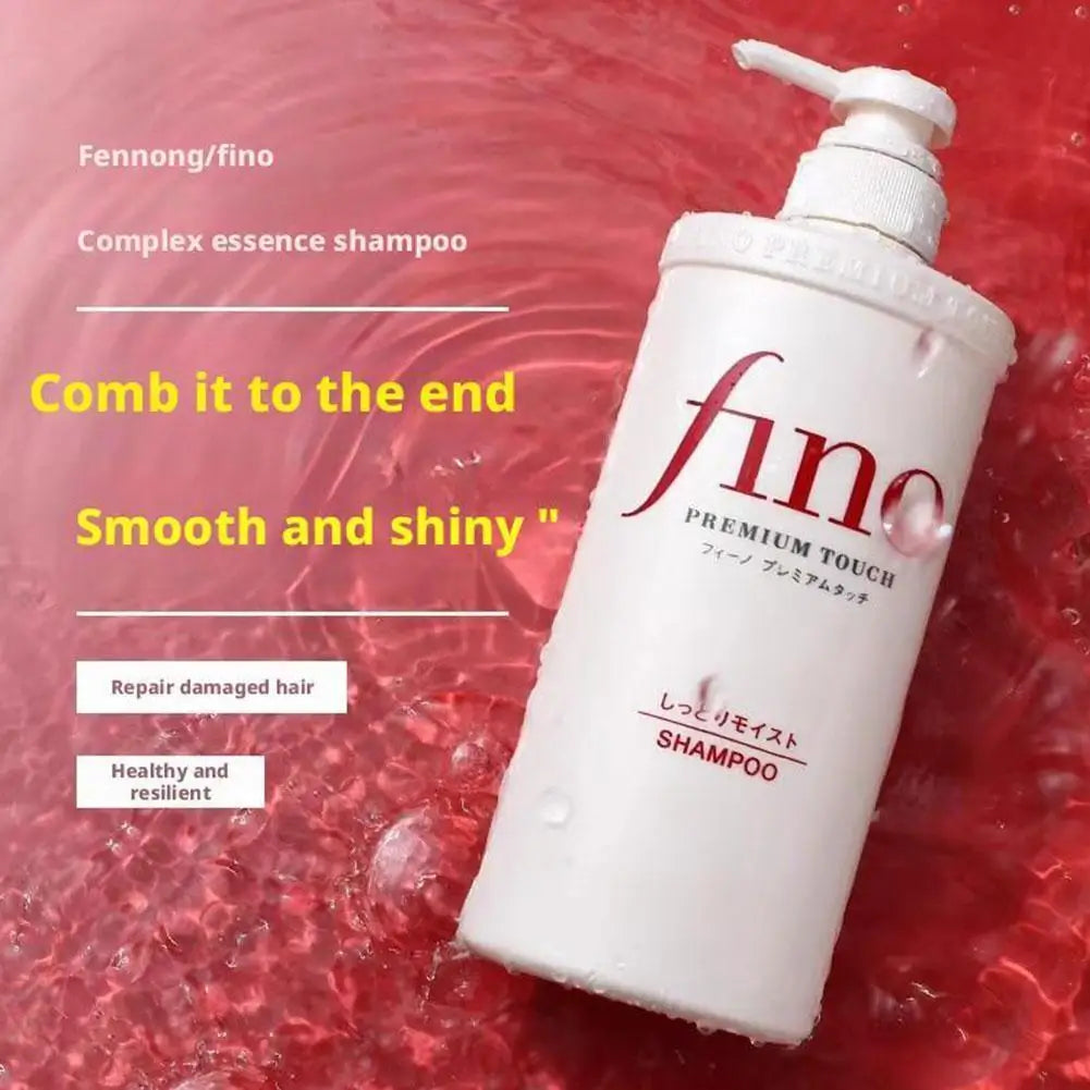 Japanese Fino Moisturizing Shampoo  Deep Repair Damaged Hair Oil Control Volumizing Improve Frizz Repair Split Ends