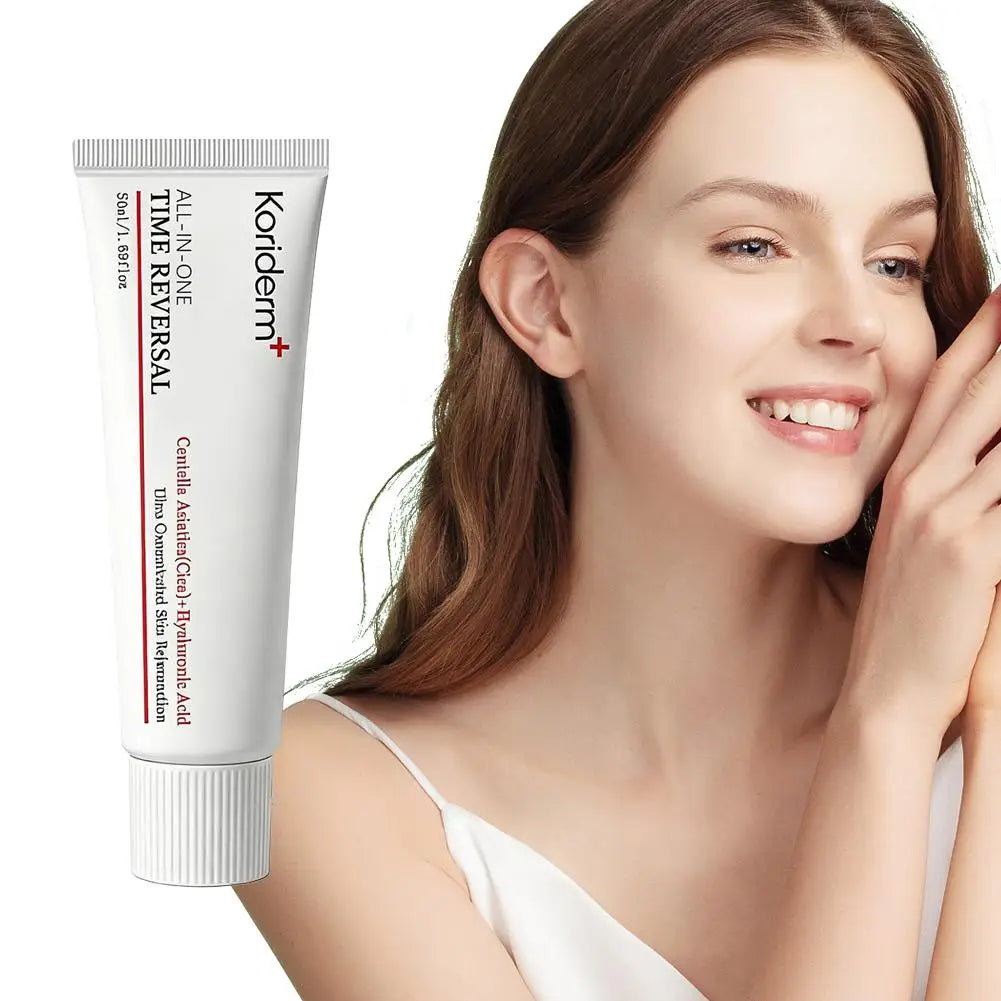 Koriderm Time Reversal All-in-One Cream Cica Hyaluronic Acid Moisturizing Anti Aging Whitening Repair Firming Eye Cream Skincare