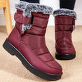 Women's Winter Boots 2024 New Fur Boots Women Low Heels Snow Boots Waterproof Winter Shoes For Women Winter Footwear Botas Mujer