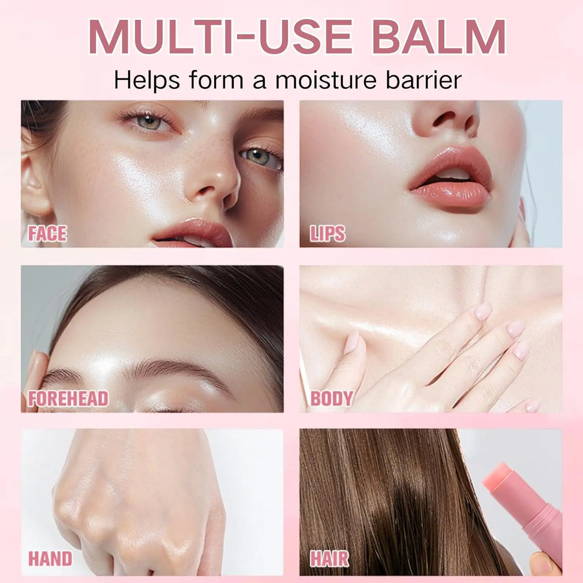 Collagen Multi Bounce Balm Stick – Firming & Lifting, Wrinkle Removal Brightening Facial Dull Skin Moisturizing Skin Care Korean
