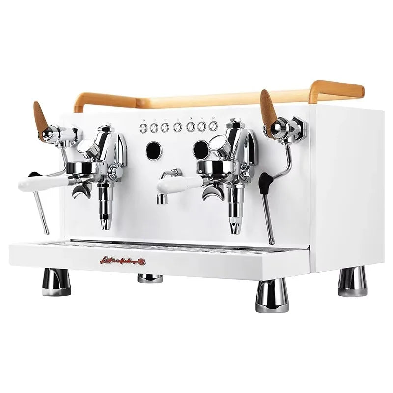 Custom New Style Horn Design Lever Cafetera Pub Semi-Automatic Commercial Espresso Coffee Machine With Pressure Gauge