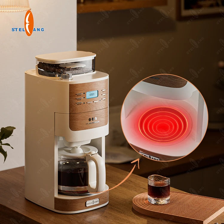 Coffee Shop Cafe Cafeteras Profesional Coffee Brewer Maker Expobar Coffee Machine with Grinder