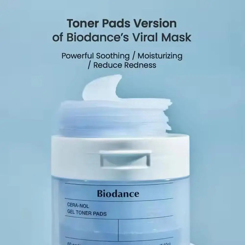 Biodance Korean Skin Care - Collagen Overnight Face Mask, Gel Toner Pads, Ampoule Essence, for Face Barrier Repair, Soothing