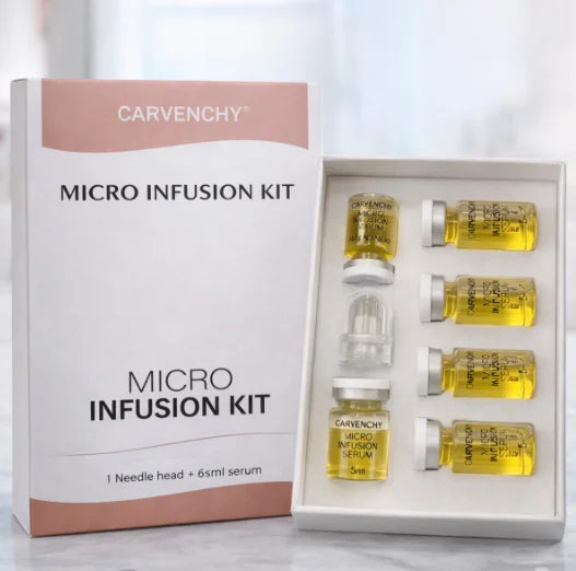 Firm Rejuvenating Skin Multi-Peptide Collagen Microneedling Serum Set Deep Moisturizing Brand Carvenchy Microinfusion Serum Kit