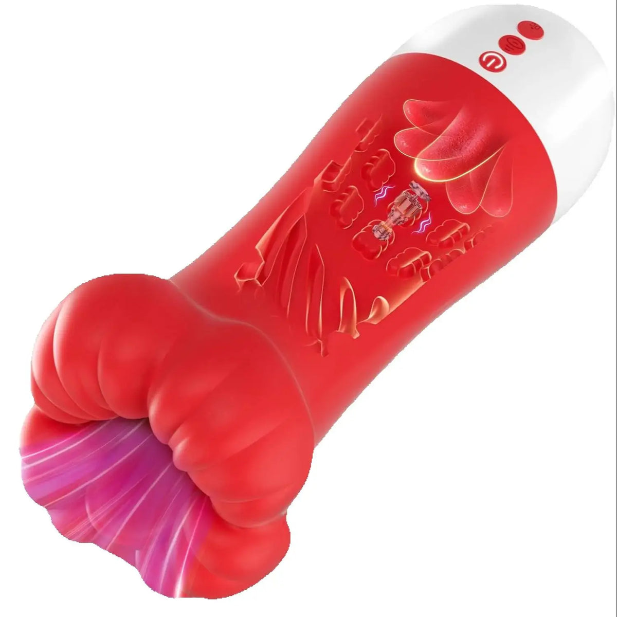 Male Masturbator Sex Toys for Men Pocket Pussy Penis Pump with 3 Sucking & 10 Licking Vibrating & Natural Vent Stroker Vibrator