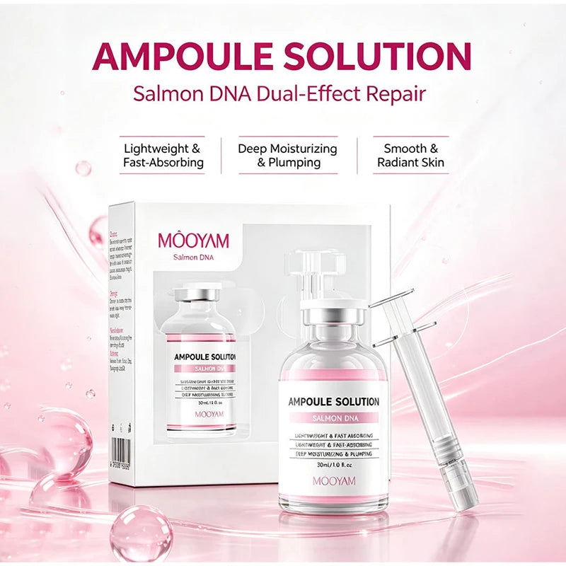 Salmon DNA PDRN Skin Care Set Ampoule Serum Capsule Cream Eye Stick Collagen Hyaluronic Acid Moisturizing Facial Skin Care Kit