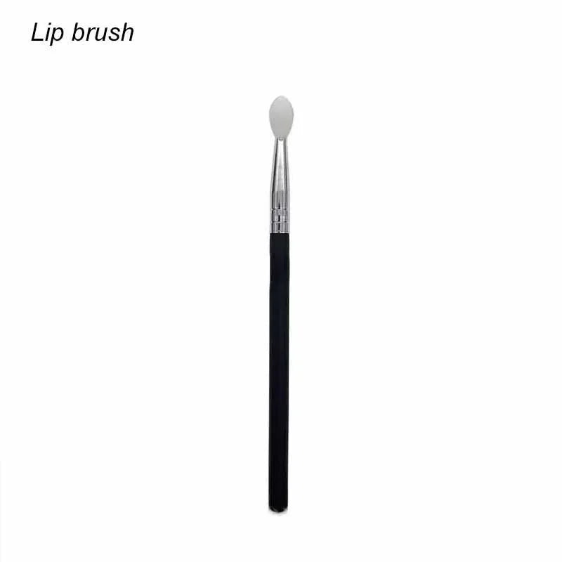 brochas maquillaje Silicone Eyeshadow Lip Applicator Makeup Brushes Eyeliner Lip Brush Professional Eye Shadow Cosmetic Tools