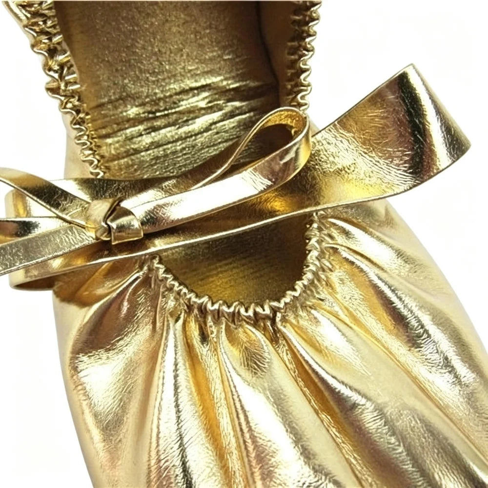 Sneakers for Women Gold Outsole Belly Dance Shoes Bellydance Ballet Dancing Yoga Comfortable Girls Zapatos