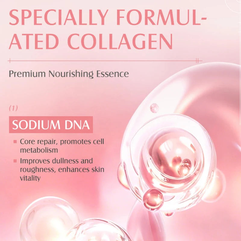 PDRN Salmon DNA Facial Serum 30ml Collagen Hyaluronic Acid Deep Hydrate Moisturize Improve Elasticity Essence Korean Face Care