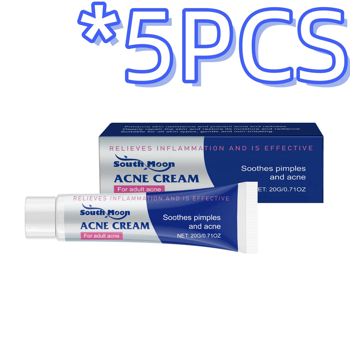 Salicylic Acid Acne Cream Clean Pores Reduce Pimple Fade Acne Repair Damaged Skin Soothe Redness Aloes Extract Repair Acne Cream