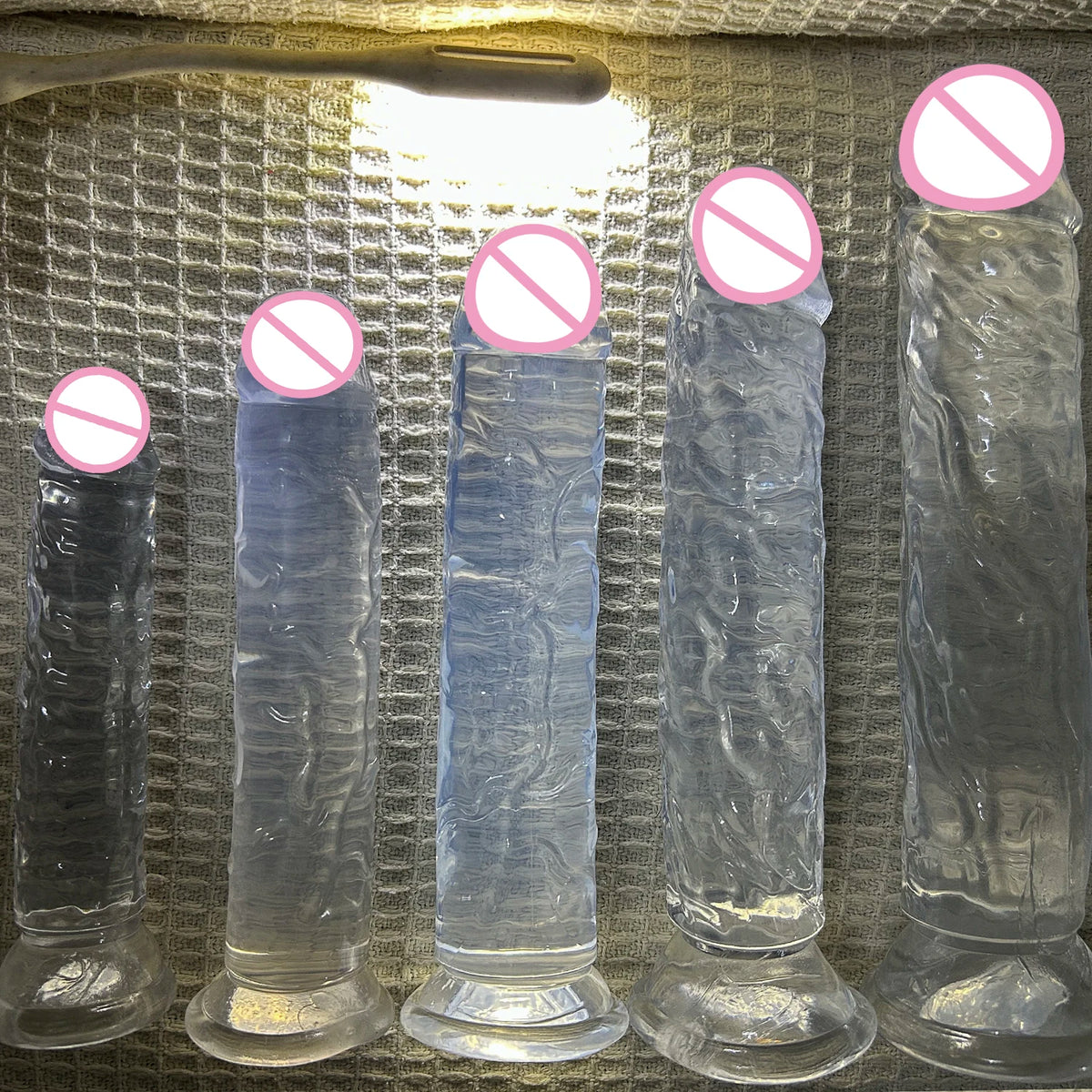 Cheap 5 Colors Small Transparent Dildo Suction Cup Jelly Dick Women Erotic Anal Sex Toys Soft Clitori Vaginal Masturbators Penis