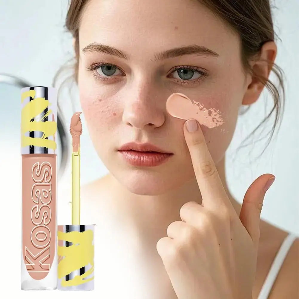 Kosas 5.3ml Face Liquid Concealer Cream Crease-Free Smooth Hydrating Under Eye Dark Circles Acne Scar Blur Cover Cosmetics