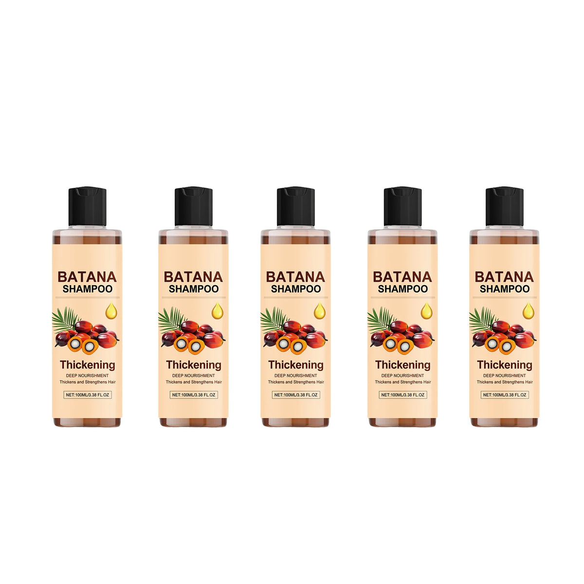 Batana Shampoo Hair Growth Thickening Strengthening Anti Hair Loss Dandruff Oil Control Deep Nourishment Dry Damaged Hair Care