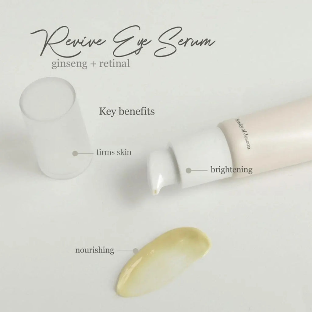 BEAUTY OF JOSEON Ginseng Eye Cream 30ml,Gentle&Non-Irritating,Fast Absorbing,Lightweight Eye Care,Korean Skincare,Korean Makeup