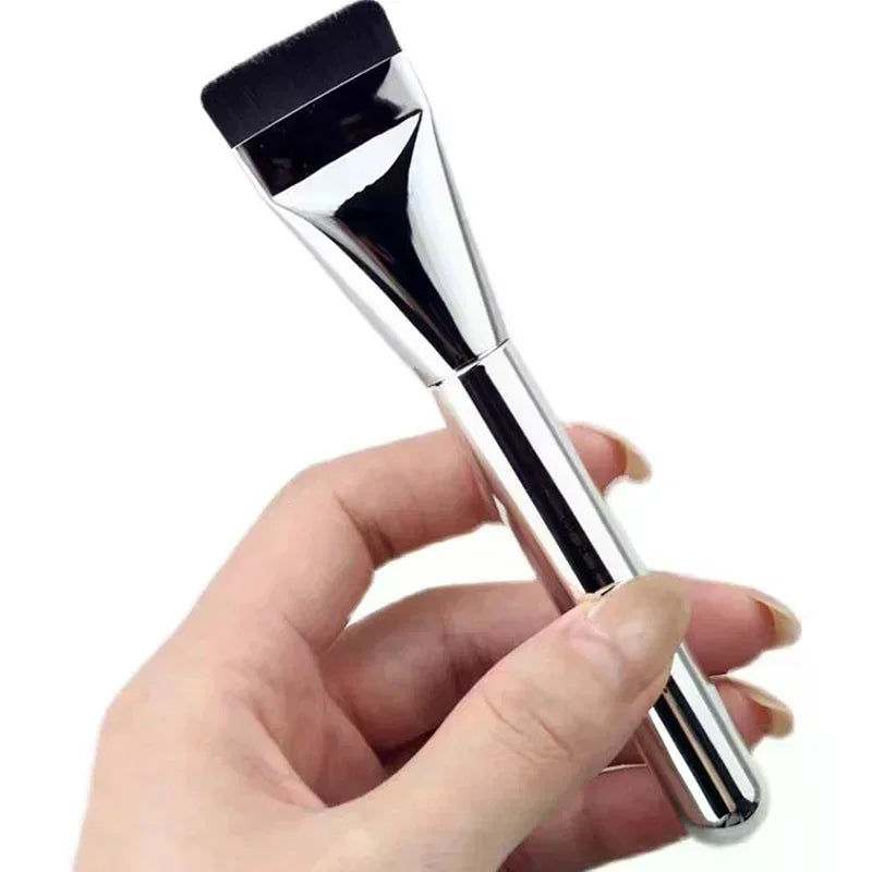 Ultra Thin Foundation Brush Lightweight And Thin Face Contour Brush Flat Contour Brush Mixing Foundation Cream Makeup Brushes