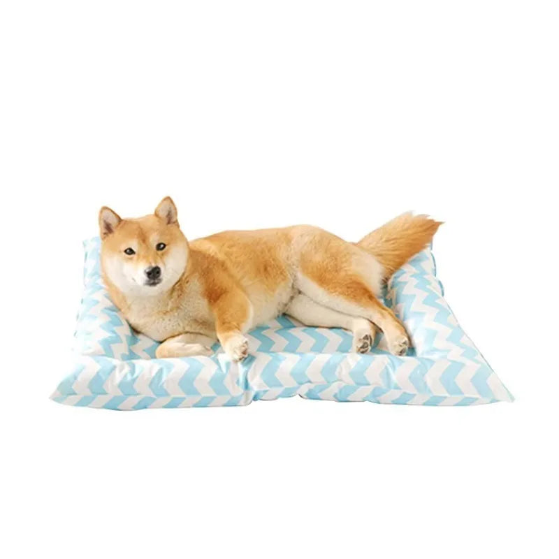 Dog Cooling Mat Pet Ice Pad Teddy Mattress Mat Cat Cushion Summer Keep Cool Pet Gel Cooling Mat