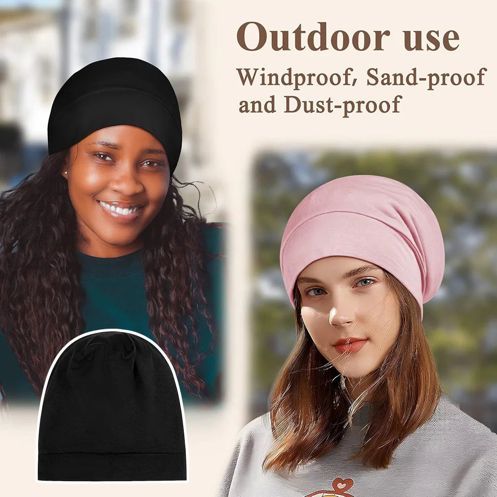 Silk Satins Bonnets For Sleeping Versatile & Stylish Design Birthday Present For Women,Comfortable Adjustable Hair Bonnets