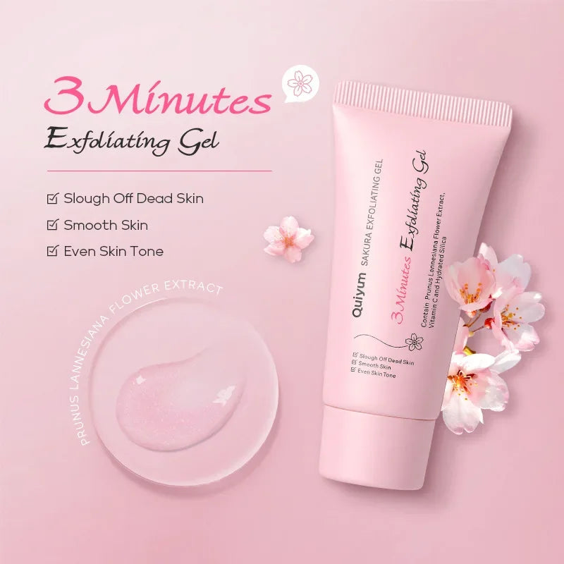 Sakura Exfoliating Peeling Gel Facial Scrub Moisturizing Nourishing Repair Scrubs Face Cream Beauty Skin Care 30g/50g