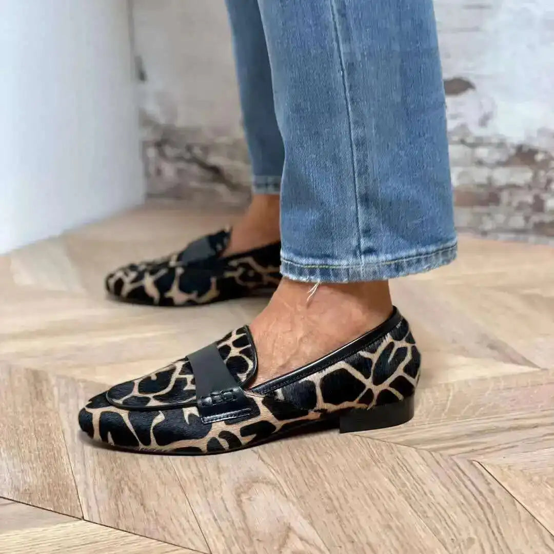 Flat Heels Shoes Round Toe Boat Shoes Women Loafers