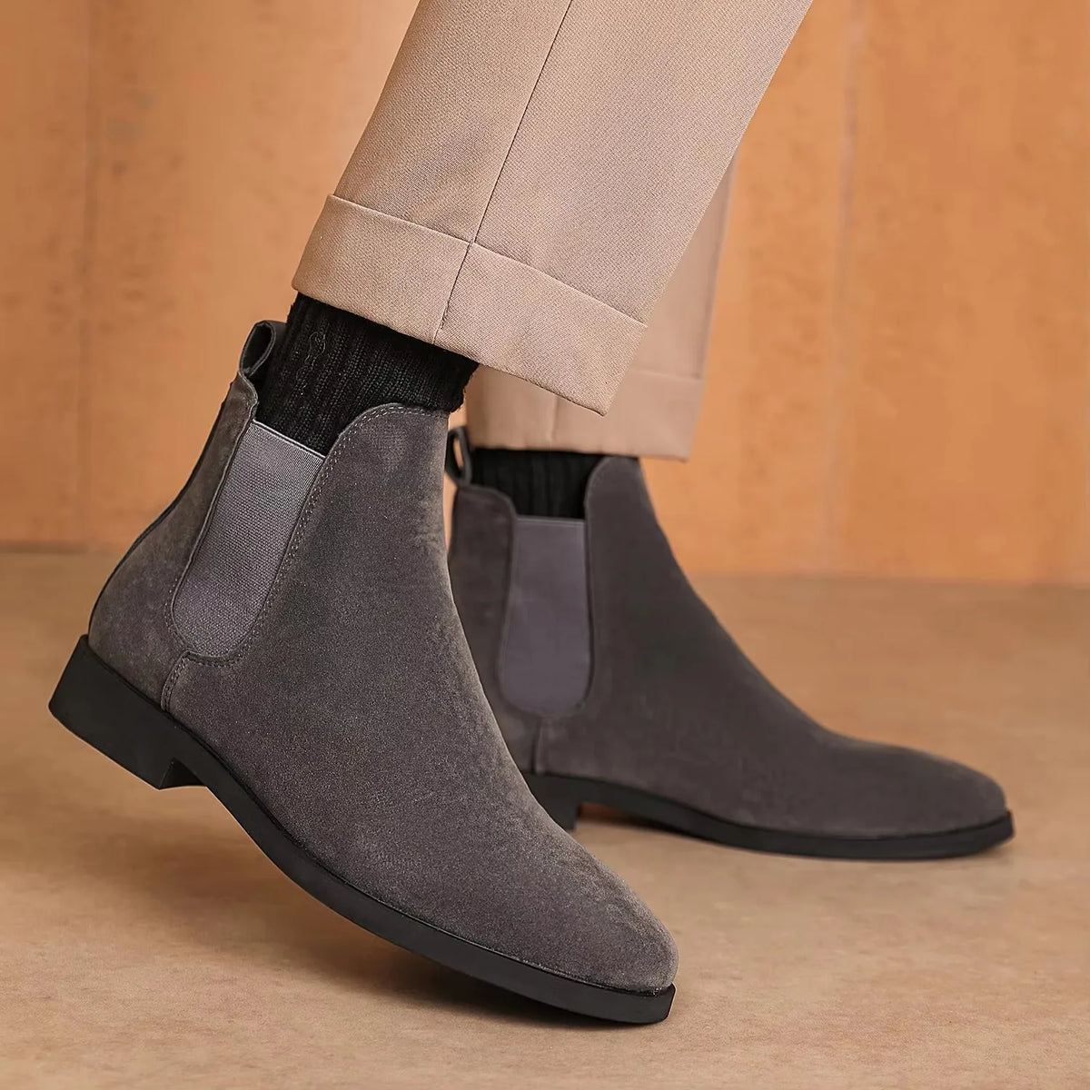 designer chelsea boots men botines fashion ankle boots homme shoes man botas de seguridad hombre pantuflas stivaletti uomo 39-48