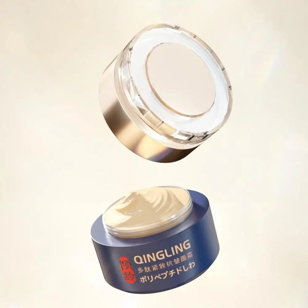 Japanese Collagen Firming Lifting Face Cream - Deep Moisturizing Illuminating Wrinkle Fine Line Reducing Brightening Skin