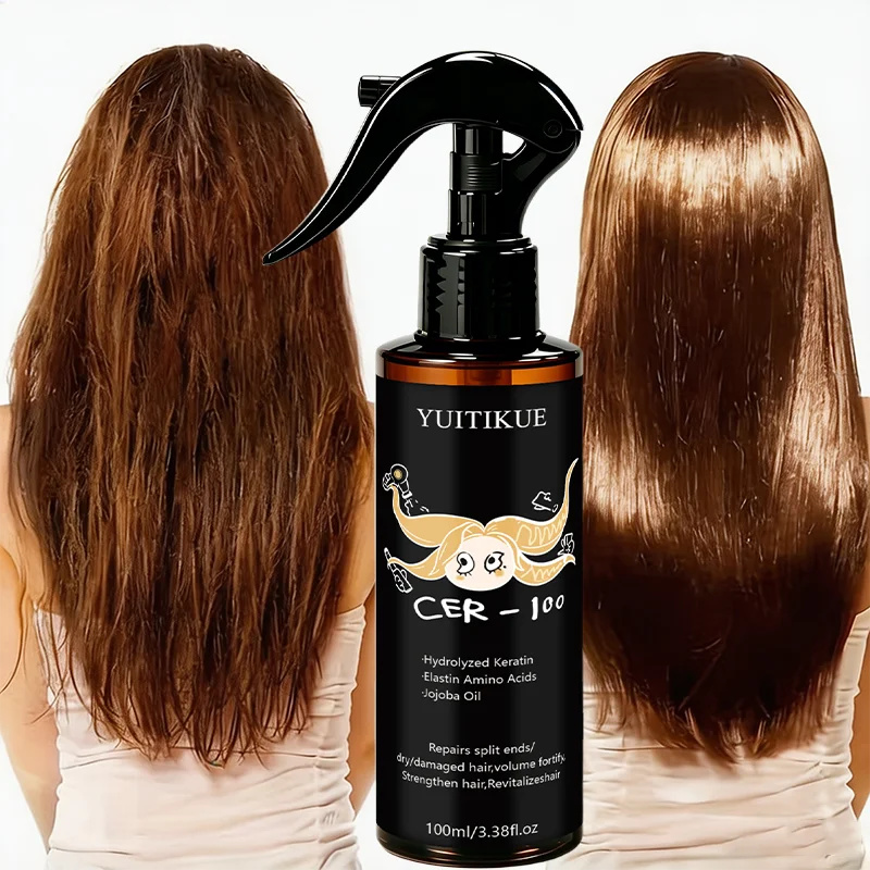 YUITIKUE CER-100 Anti-Frizz Hair Spray Hydrating Formula For Tangled Dry Split End Hair