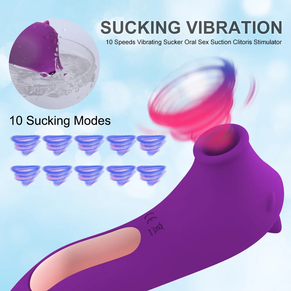 Clitoral Sucker Vagina Sucking Vibrators G Spot Masturbator for Women Clitoris Nipple Stimulator Vibrating Sex Toys Adult Female