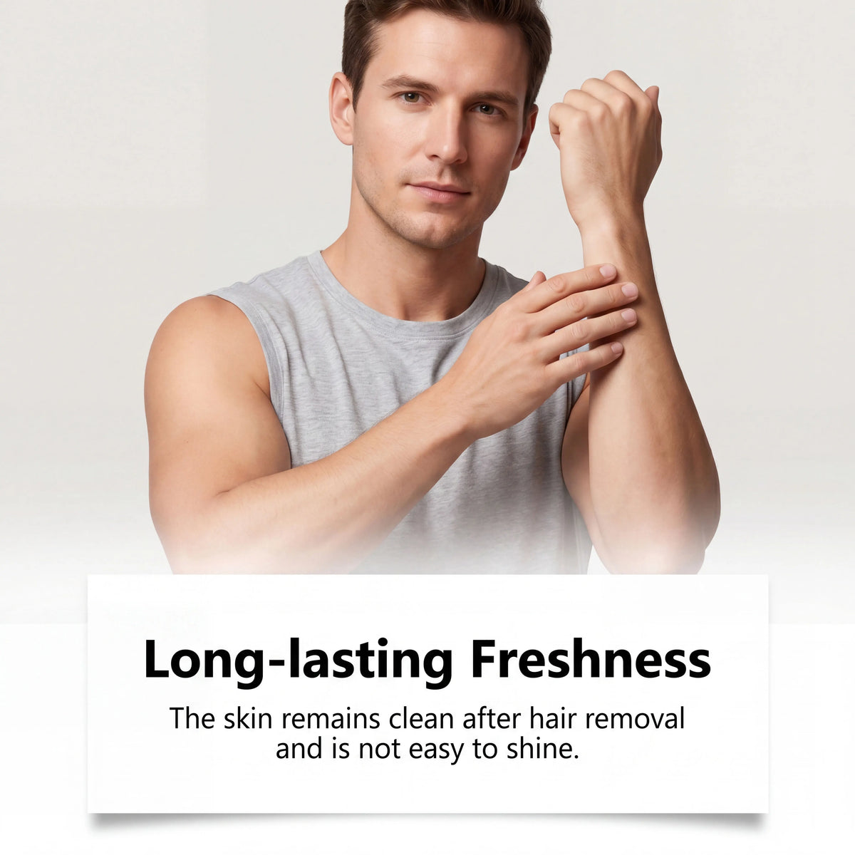 Painless Men's Body Depilatory Cream Fast Acting Hair Remover Non-Irritating Body Grooming Care Coarse Thick Hair Removal Cream